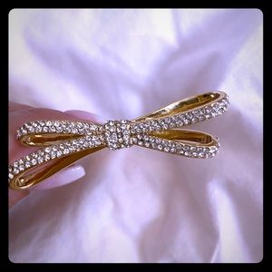 BUY TODAY! Kate Spade Crystal Gold Bow Bracelet